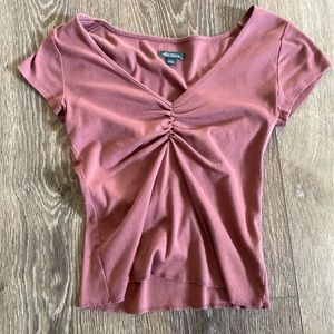 Wild Fable, pink v-neck t-shirt